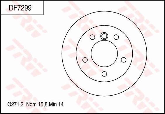 TRW DF7299 - Discofreno autozon.pro