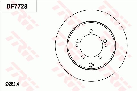 TRW DF7728 - Discofreno autozon.pro