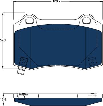 TRW GDB4171BTE - Kit pastiglie freno, Freno a disco autozon.pro