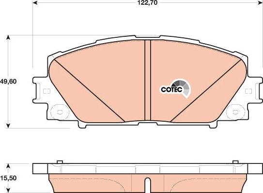 TRW GDB4173 - Kit pastiglie freno, Freno a disco autozon.pro