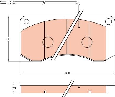 Pagid C6012 - Kit pastiglie freno, Freno a disco autozon.pro