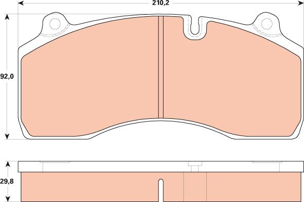 TRW GDB5100 - Kit pastiglie freno, Freno a disco autozon.pro