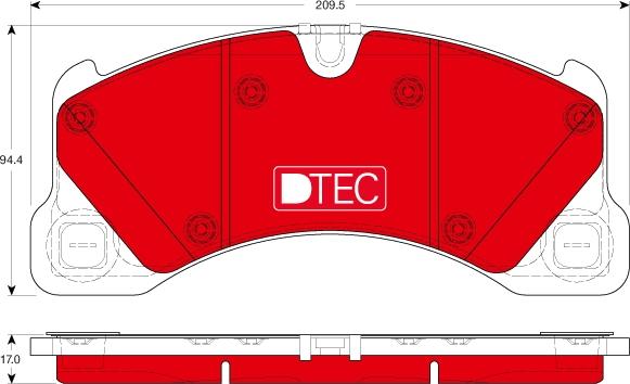 TRW GDB1914DTE - Kit pastiglie freno, Freno a disco autozon.pro