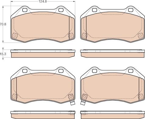 Magneti Marelli 363916060825 - Kit pastiglie freno, Freno a disco autozon.pro