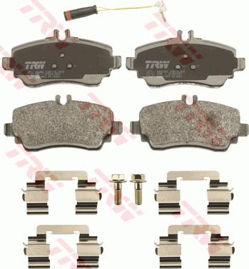 TRW GDB1480 - Kit pastiglie freno, Freno a disco autozon.pro