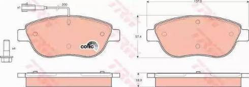 A.B.S. 37282 OE - Kit pastiglie freno, Freno a disco autozon.pro