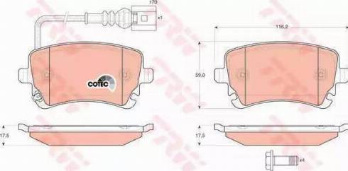 RIDER RD.3323.DB1557 - Kit pastiglie freno, Freno a disco autozon.pro