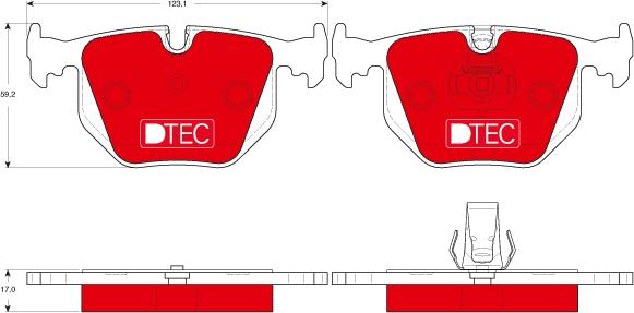 TRW GDB1530DTE - Kit pastiglie freno, Freno a disco autozon.pro