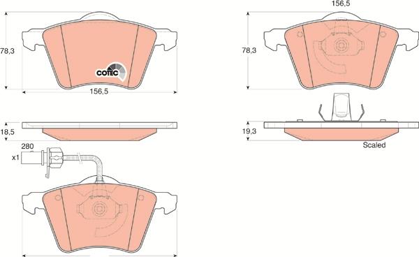 TRW GDB1538 - Kit pastiglie freno, Freno a disco autozon.pro