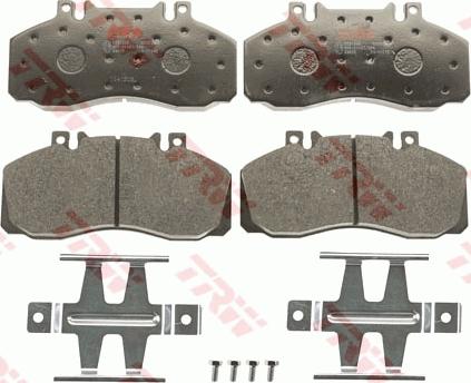 TRW GDB1695 - Kit pastiglie freno, Freno a disco autozon.pro