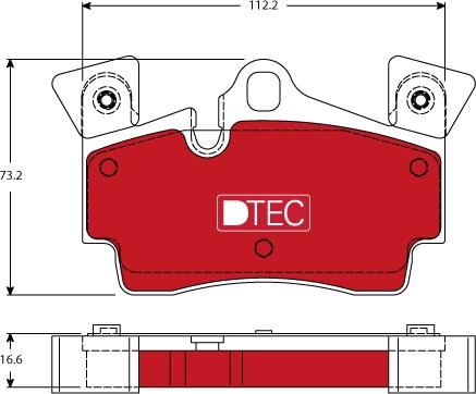 TRW GDB1652DTE - Kit pastiglie freno, Freno a disco autozon.pro