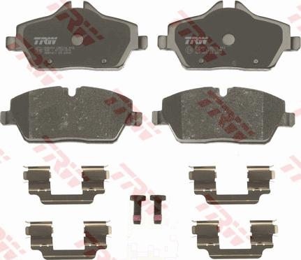 TRW GDB1611 - Kit pastiglie freno, Freno a disco autozon.pro