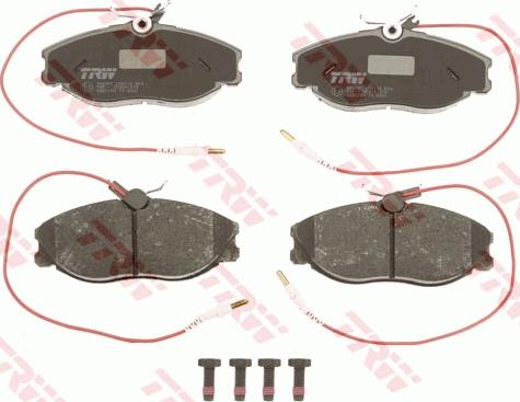 TRW GDB1194 - Kit pastiglie freno, Freno a disco autozon.pro