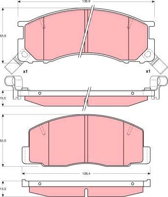 Magneti Marelli 600000097610 - Kit pastiglie freno, Freno a disco autozon.pro