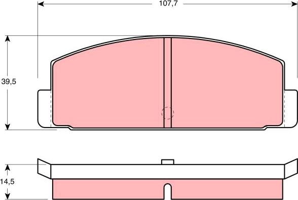 BENDIX 572203 - Kit pastiglie freno, Freno a disco autozon.pro