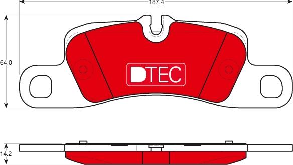 TRW GDB1839DTE - Kit pastiglie freno, Freno a disco autozon.pro