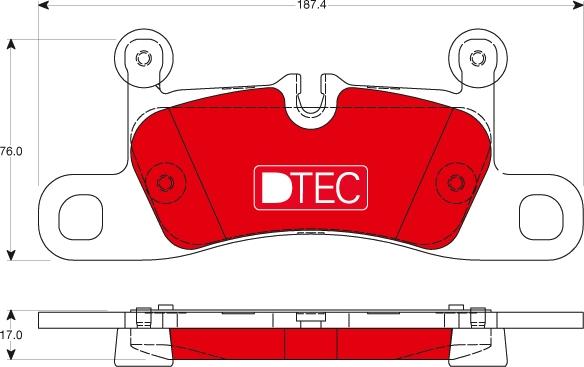 TRW GDB1875DTE - Kit pastiglie freno, Freno a disco autozon.pro