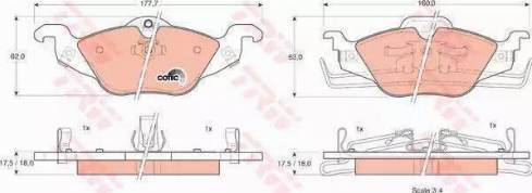 Alpha Brakes HKP-PL-019 - Kit pastiglie freno, Freno a disco autozon.pro