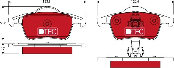 TRW GDB1389DTE - Kit pastiglie freno, Freno a disco autozon.pro