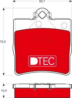 TRW GDB1335DTE - Kit pastiglie freno, Freno a disco autozon.pro