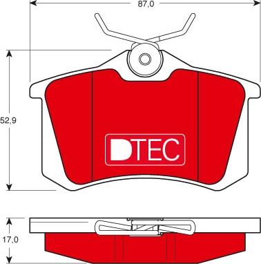 TRW GDB1330DTE - Kit pastiglie freno, Freno a disco autozon.pro