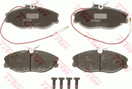 TRW GDB1259 - Kit pastiglie freno, Freno a disco autozon.pro