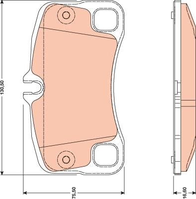 TRW GDB1792 - Kit pastiglie freno, Freno a disco autozon.pro