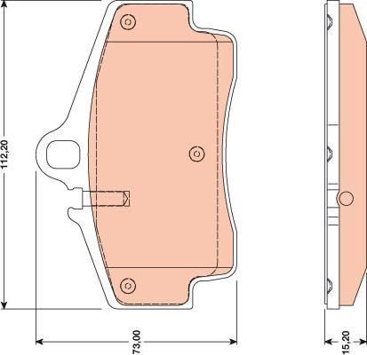 TRW GDB1757 - Kit pastiglie freno, Freno a disco autozon.pro