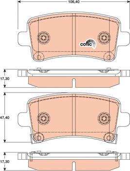 TRW GDB1784DT - Kit pastiglie freno, Freno a disco autozon.pro