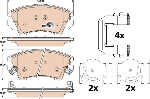 TRW GDB1783DT - Kit pastiglie freno, Freno a disco autozon.pro