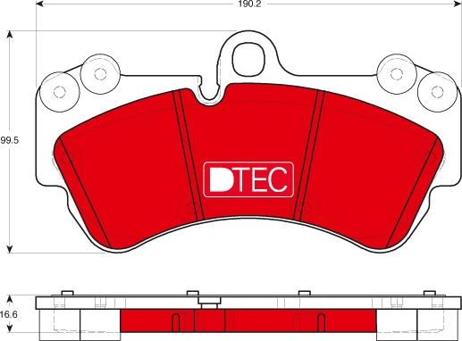 TRW GDB1720DTE - Kit pastiglie freno, Freno a disco autozon.pro