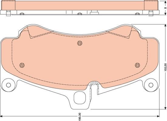 TRW GDB1779 - Kit pastiglie freno, Freno a disco autozon.pro