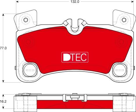 TRW GDB1775DTE - Kit pastiglie freno, Freno a disco autozon.pro