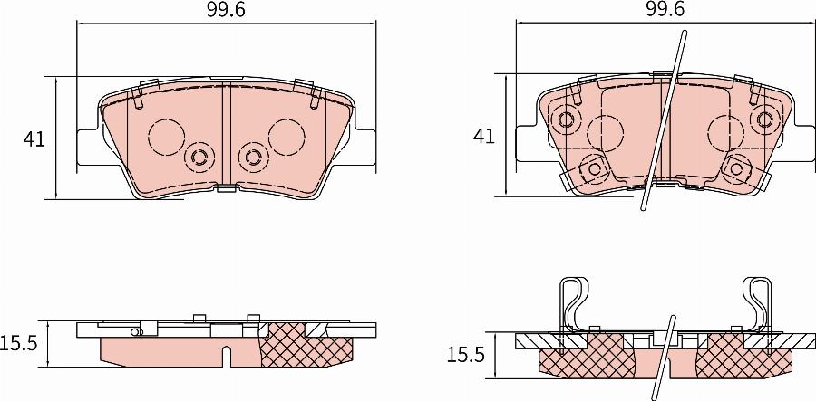 TRW GDB8907AT - Kit pastiglie freno, Freno a disco autozon.pro