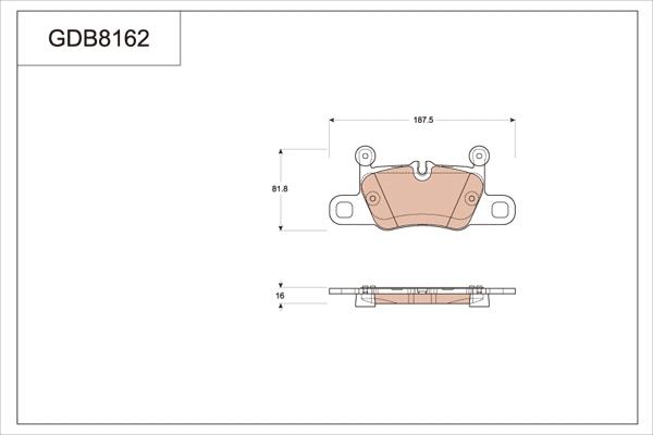 TRW GDB8162 - Kit pastiglie freno, Freno a disco autozon.pro