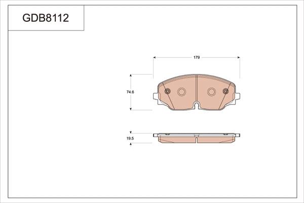 TRW GDB8112 - Kit pastiglie freno, Freno a disco autozon.pro