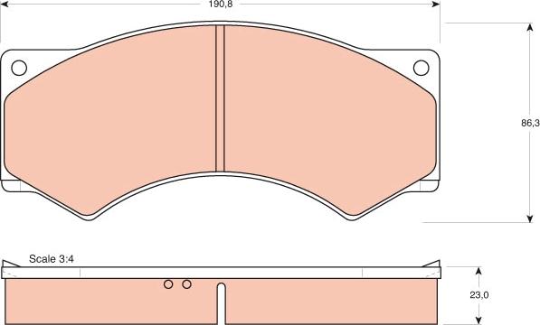 TRW GDB356 - Kit pastiglie freno, Freno a disco autozon.pro