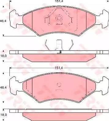 BOSCH 986466402 - Kit pastiglie freno, Freno a disco autozon.pro