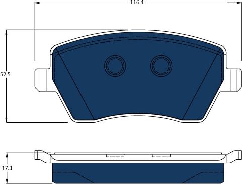 TRW GDB3332BTE - Kit pastiglie freno, Freno a disco autozon.pro