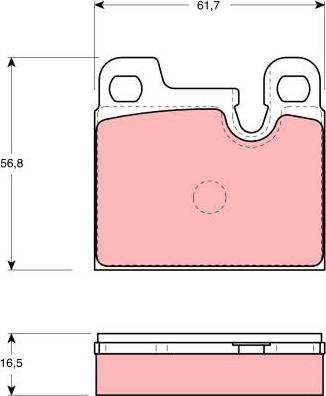 TRW GDB258 - Kit pastiglie freno, Freno a disco autozon.pro