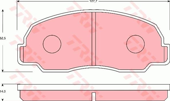 TRW GDB7192 - Kit pastiglie freno, Freno a disco autozon.pro