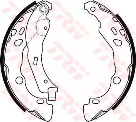 Alpha Brakes HST-RE-024 - Kit ganasce freno autozon.pro