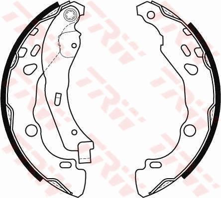 TRW GS8455 - Kit ganasce freno autozon.pro