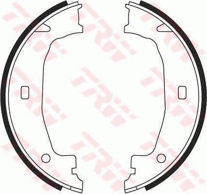 TRW GS8432 - Kit ganasce, Freno stazionamento autozon.pro