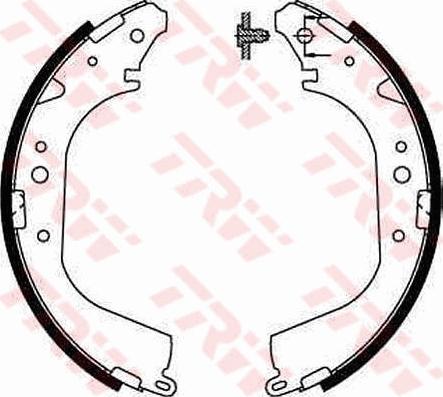 TRW GS8502 - Kit ganasce freno autozon.pro