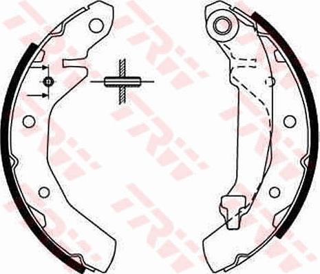 TRW GS8646 - Kit ganasce freno autozon.pro