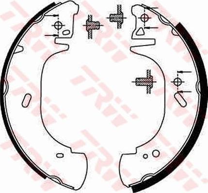 TRW GS8630 - Kit ganasce freno autozon.pro