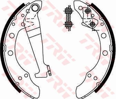 TRW GS8092 - Kit ganasce freno autozon.pro