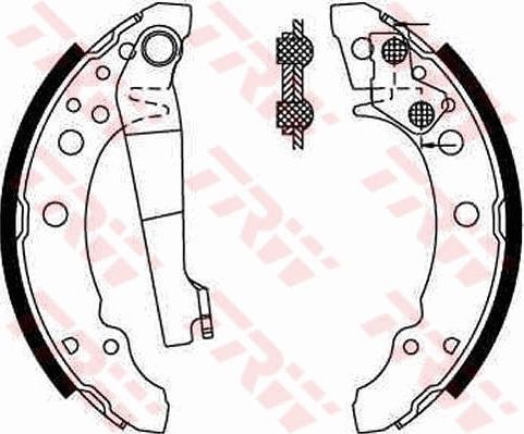 TRW GS8166 - Kit ganasce freno autozon.pro