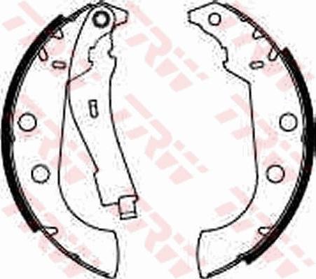 TRW GS8272 - Kit ganasce freno autozon.pro